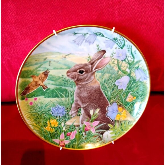 Woodland Creatures Plates Set Of 6 Kaiser For Hamilton Collection #s 2-5, 7, 8 - Picture 7 of 14